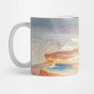 Thomas Moran Painting Minerva Terrace, Yellowstone, 1872 Mug